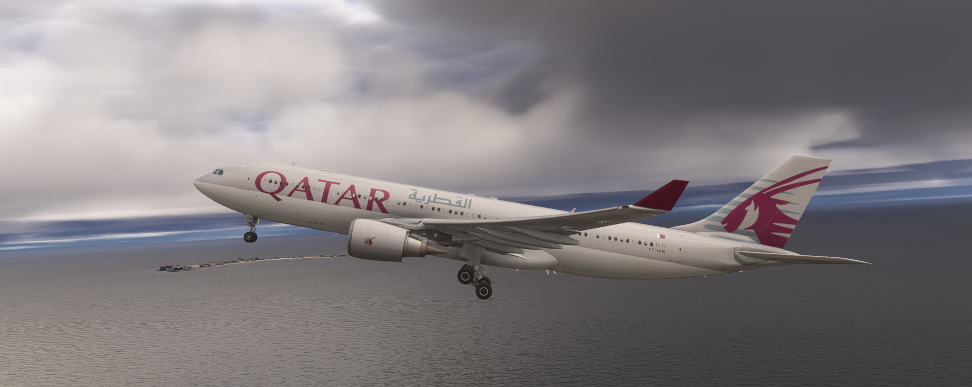 iniBuilds A330-200 | Qatar Airways A7-ACM  | MSFS 2024 | Requested - Image 1