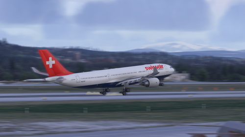 inibuilds A330-200 GE SWISSAIR old livery (HB-IQP) 8K MSFS2024