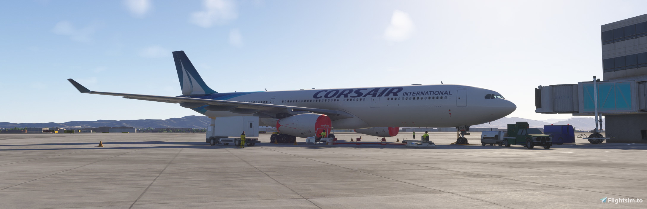 iniBuilds A330-300 (RR) | Corsair International F-HSKY | MSFS 2024 | Requested - Image 1