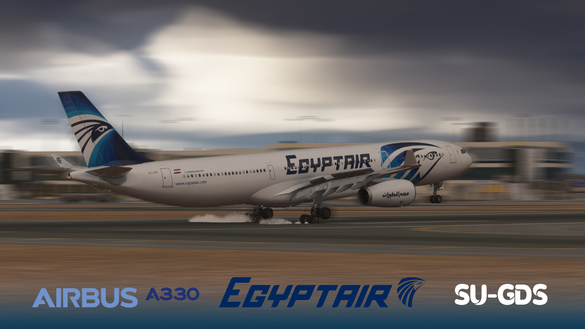 inibuilds A330-300 RR EGYPTAIR (SU-GDS) 8K MSFS2024 - Image 1