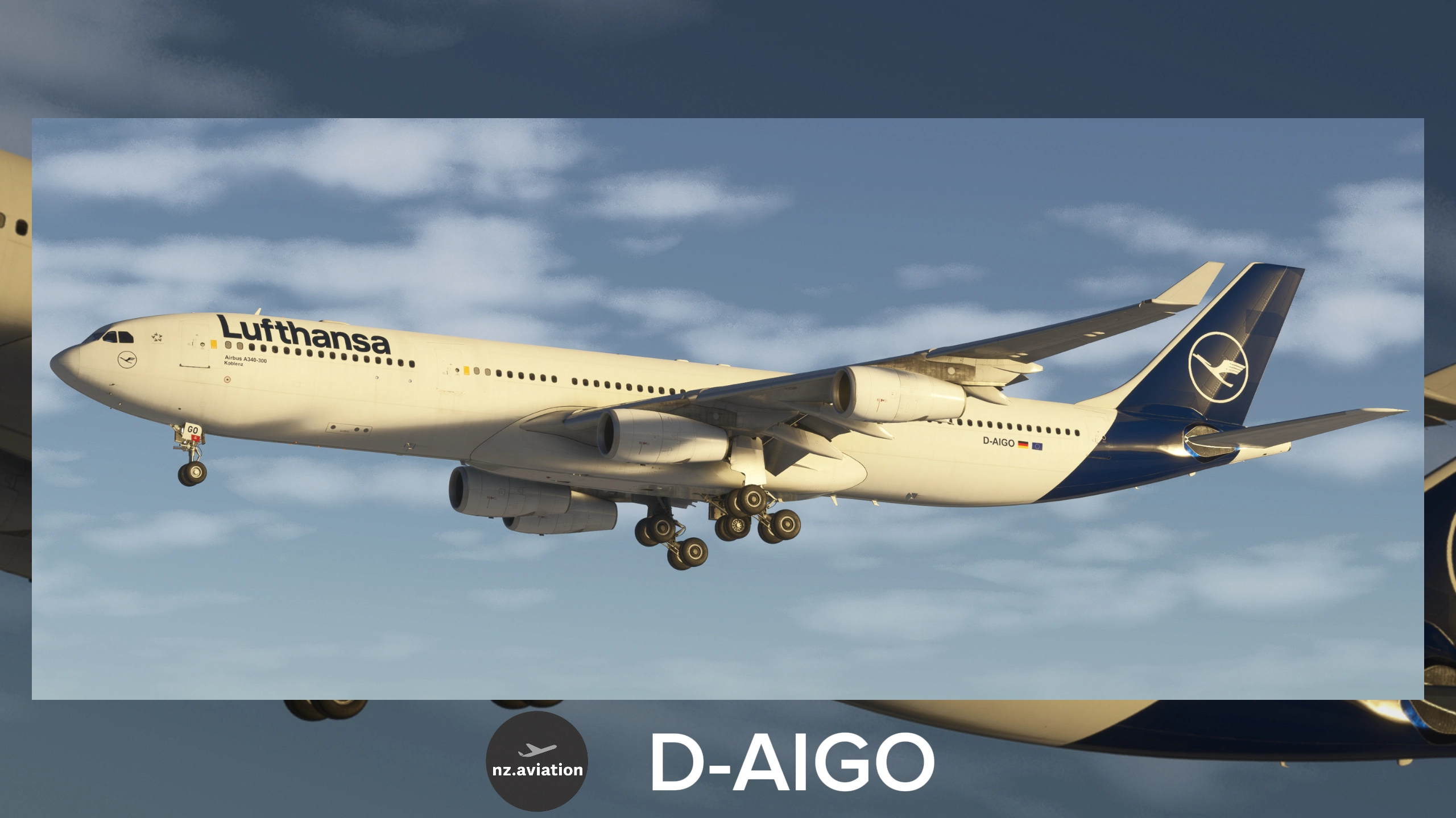 iniBuilds A340 | Lufthansa D-AIGO | MSFS 2024 - Image 1