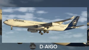 iniBuilds A340 | Lufthansa D-AIGO | MSFS 2024 thumbnail 1