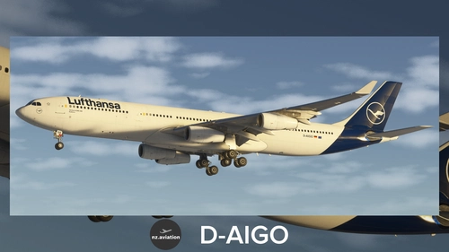 iniBuilds A340 | Lufthansa D-AIGO | MSFS 2024