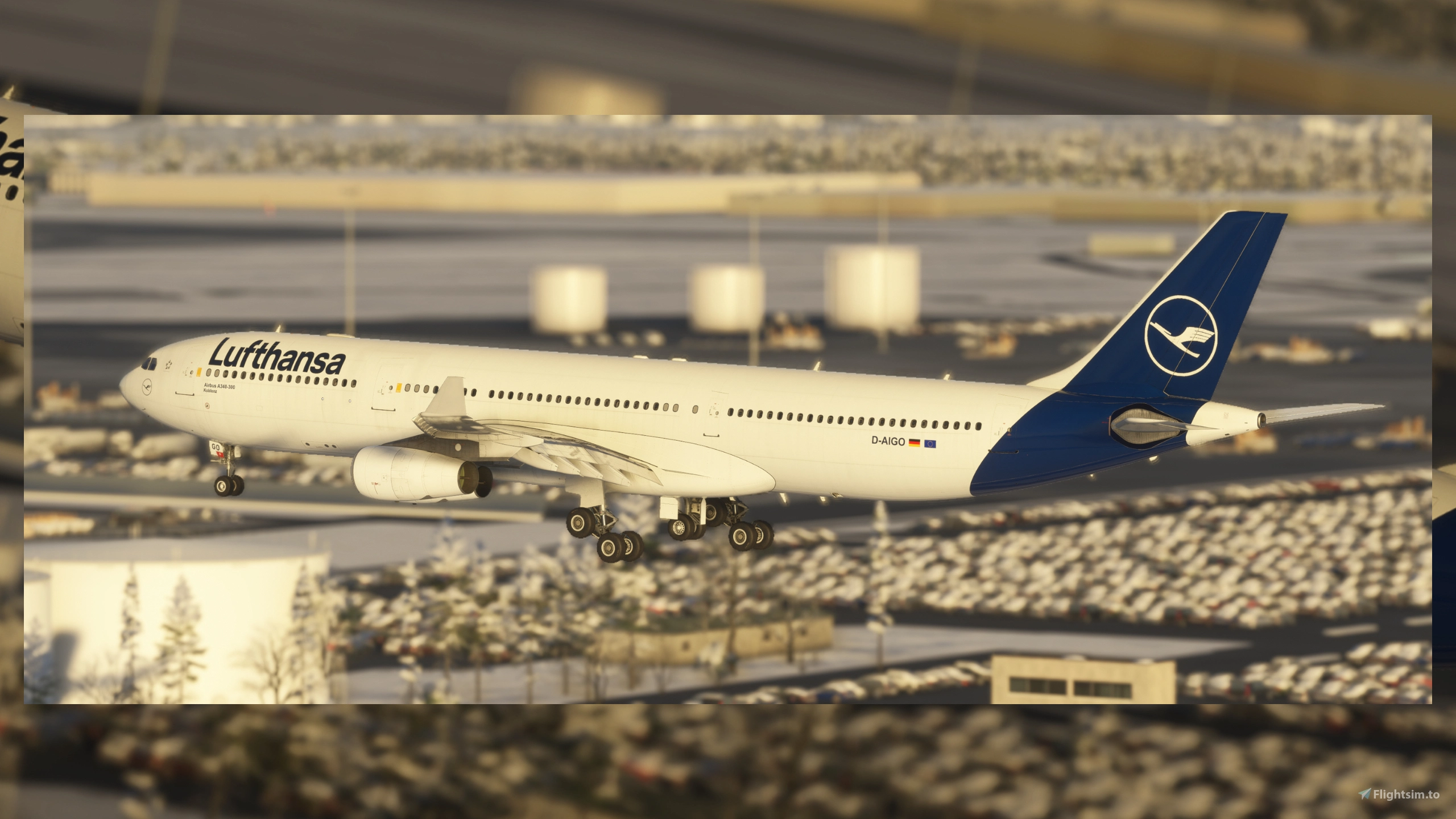 iniBuilds A340 | Lufthansa D-AIGO | MSFS 2024 のために Microsoft