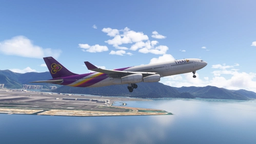 iniBuilds A340-300 | Thai Airways HS-TLA | Fictional | Requested
