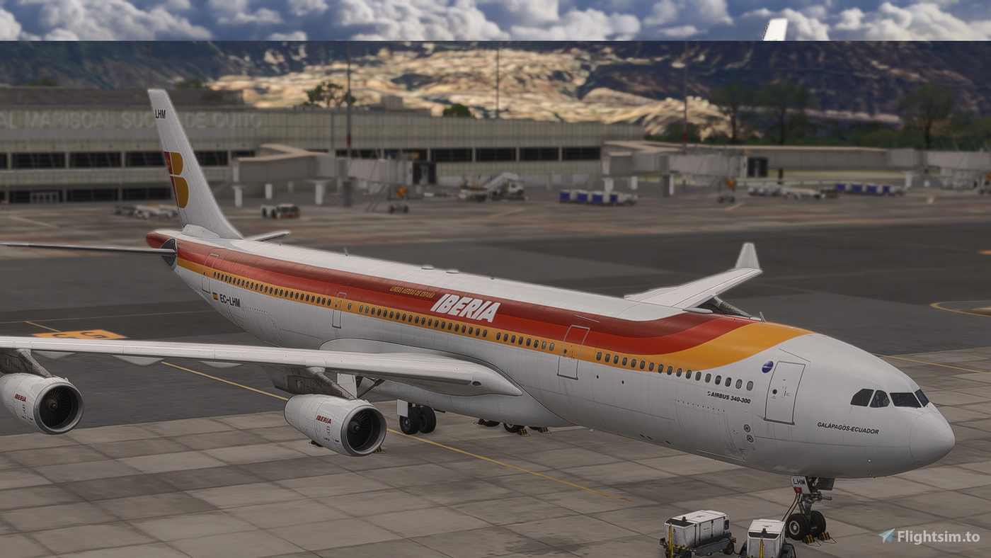 [IniBuilds A340-300] Iberia Airbus A340-300 for Microsoft Flight ...