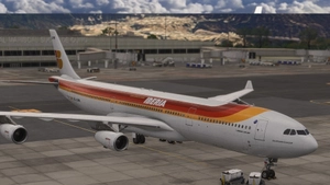 [IniBuilds A340-300] Iberia Airbus A340-300 thumbnail 3