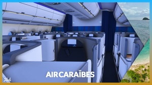Inibuilds A350 | Air Caraïbes A359 FleetPack w/Cabin [8K]  thumbnail 11