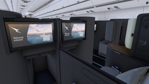 iniBuilds A350-1000 Qantas Airways VH-SUN with Cabin thumbnail 11