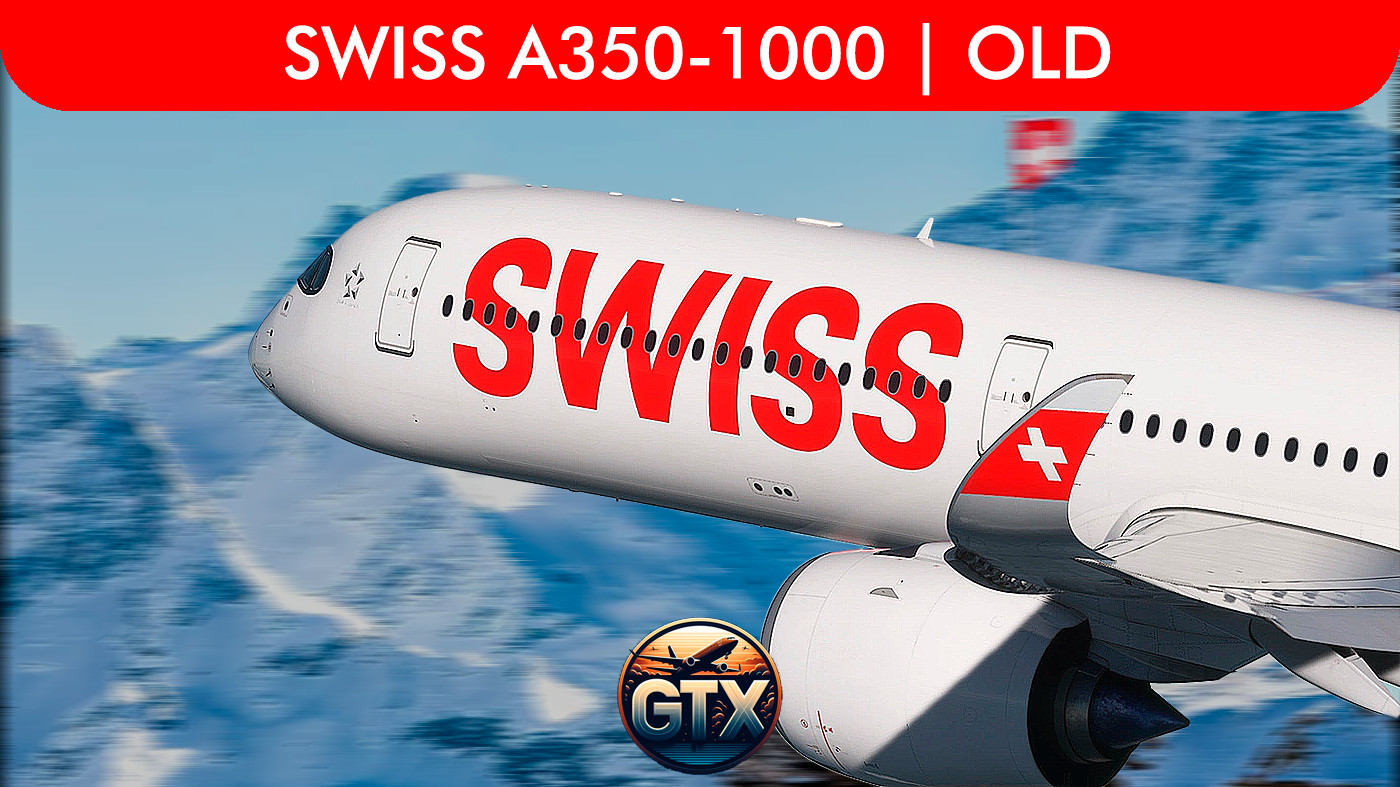 iniBuilds A350-1000 SWISS HB-IFA- [8K] OLD - Image 1