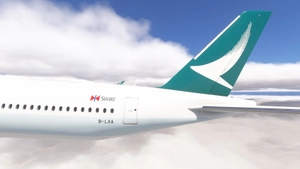 iniBuilds A350-1000 w/ cabin Cathay Pacific complete regular fleet [8K][4K] thumbnail 2
