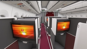 iniBuilds A350-1000 w/ cabin Japan Airlines complete fleet [8K][4K] thumbnail 8