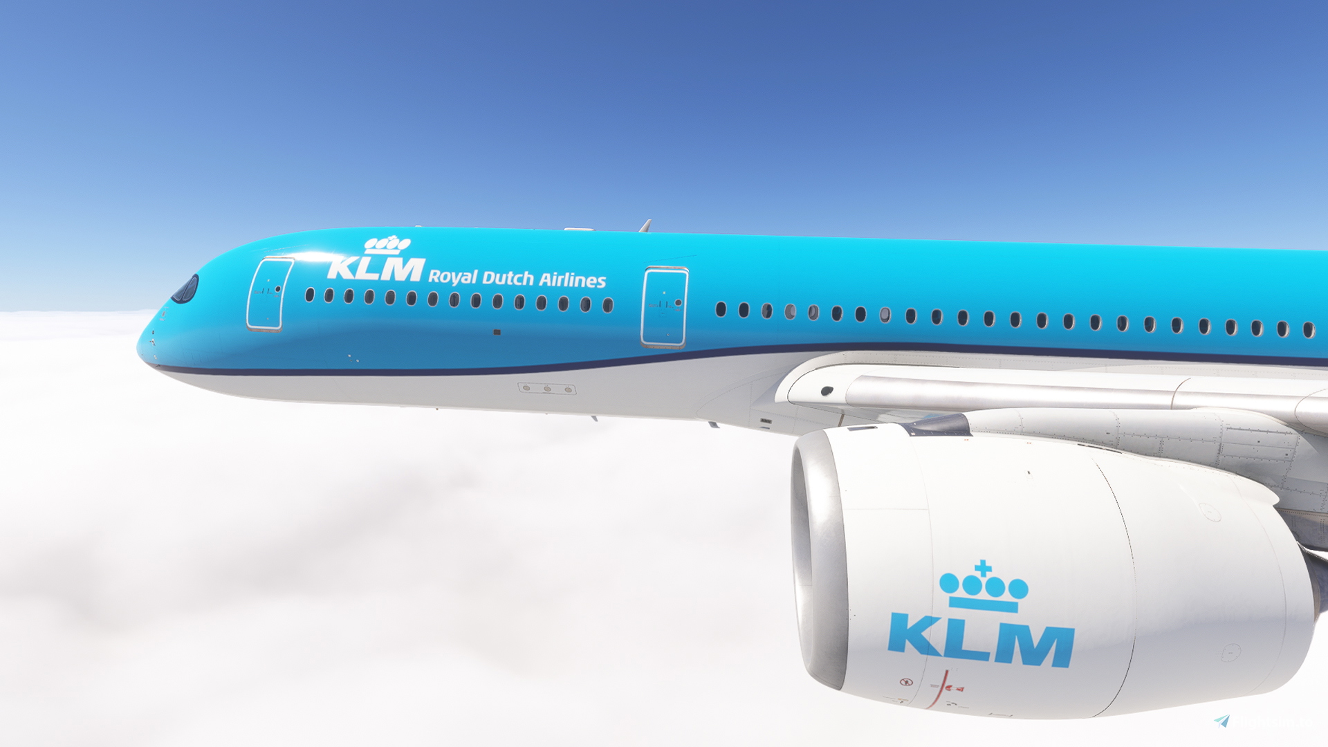 iniBuilds A350-900/-1000 w/ cabin KLM Pack [8K][4K] - Image 1