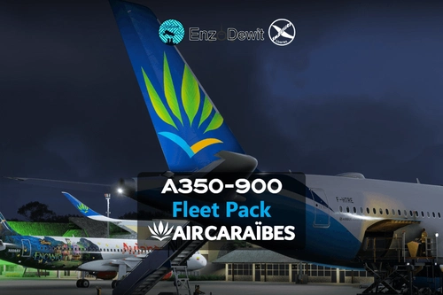 IniBuilds A350-900 Air Caraïbes Fleet Pack w/Cabin [MSFS2024]