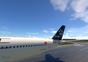 inibuilds A350-900 Air China 中国国际航空  B-308M STAR ALLIANCE 4K  thumbnail 4