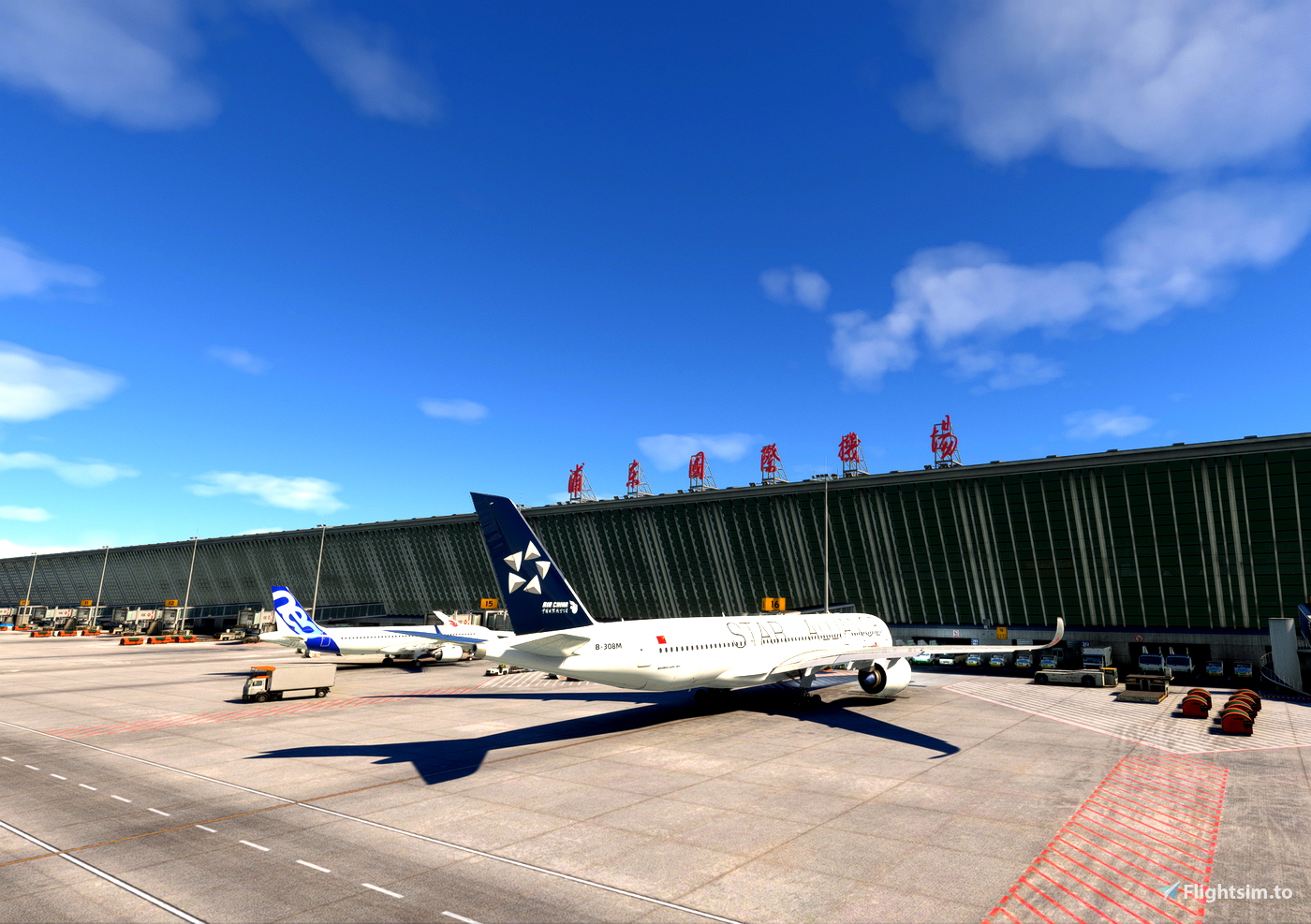 inibuilds A350-900 Air China 中国国际航空 B-308M STAR ALLIANCE 4K (With ...