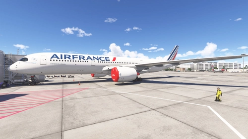 iniBuilds A350-900 Air France F-HTYC 'Saint Denis de la Réunion'