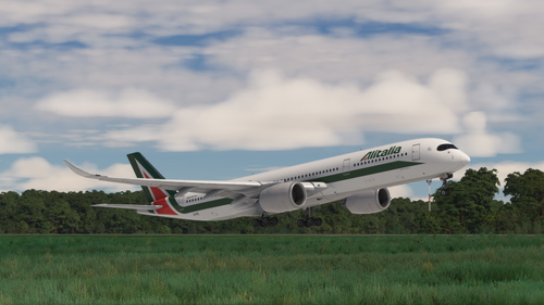 iniBuilds A350-900 Alitalia | EI-IFE | Fictional