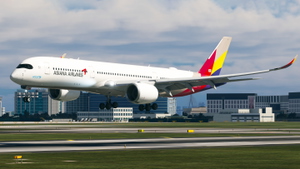 iniBuilds A350-900 Asiana Airlines [w/Cabin]  Livery Pack thumbnail 1