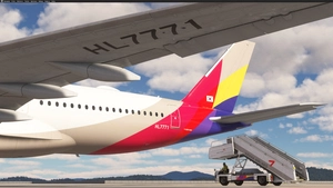 iniBuilds A350-900 Asiana Airlines [w/Cabin]  Livery Pack thumbnail 12