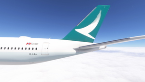 iniBuilds A350-900 w/cabin Cathay Pacific complete regular fleet [8K][4K] thumbnail 2