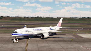 iniBuilds A350-900 China Airlines B-18908 Urocissa caerulea  thumbnail 2