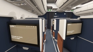 iniBuilds A350-900 w/ cabin Condor Stripes Pack [8K][4K] thumbnail 8