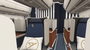 iniBuilds A350-900 w/ cabin Condor Stripes Pack [8K][4K] thumbnail 10