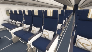 iniBuilds A350-900 w/ cabin Condor Stripes Pack [8K][4K] thumbnail 11