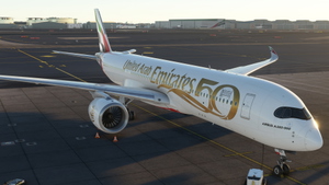 iniBuilds A350-900 Emirates "Year of the Fiftieth" | A6-EXD | Fictional thumbnail 2