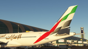 iniBuilds A350-900 Emirates "Year of the Fiftieth" | A6-EXD | Fictional thumbnail 3