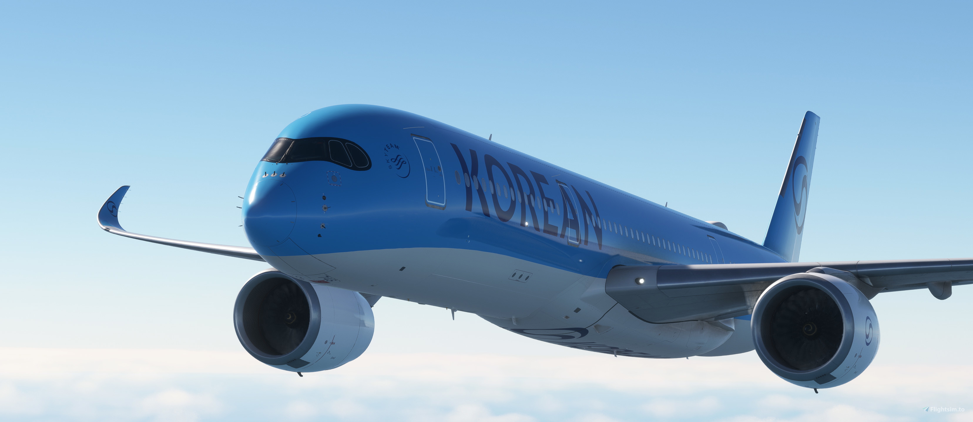 inibuilds A350-900 | KOREAN AIR New CI Fleet Pack / 8K - Aircraft
