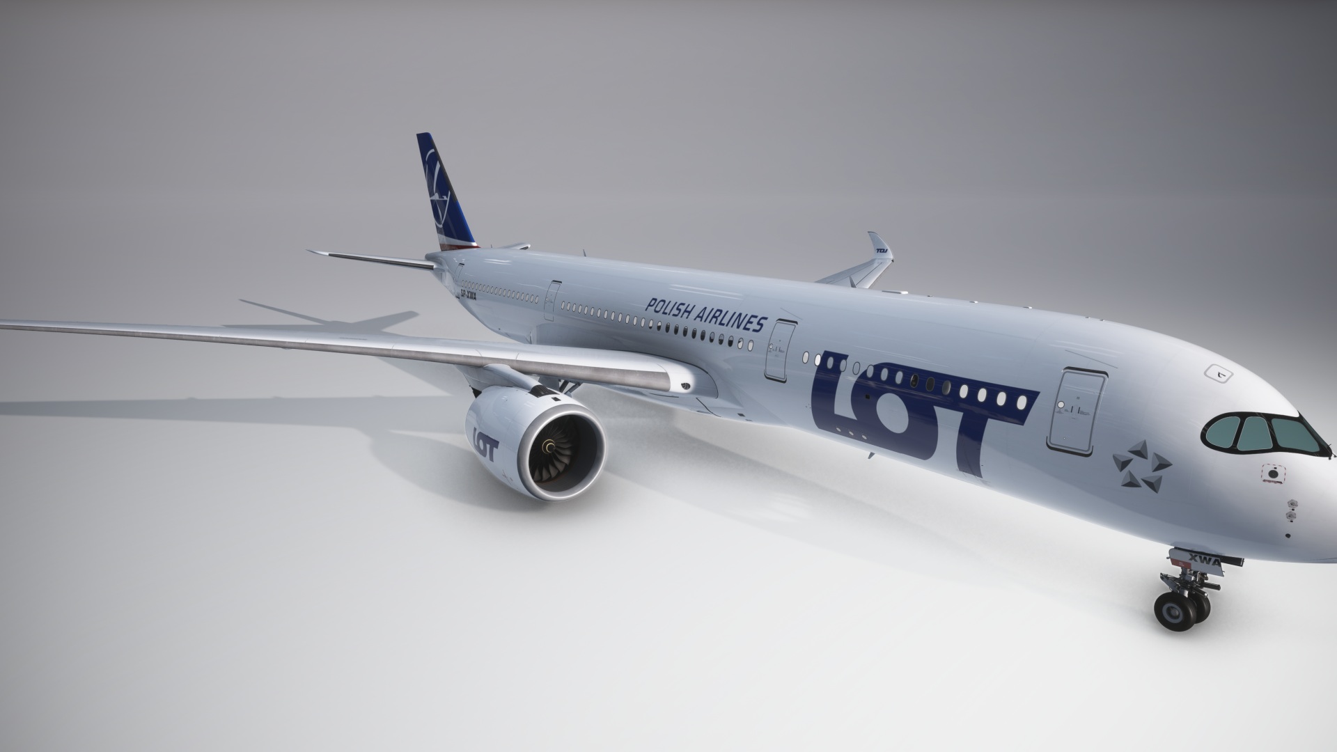inibuilds A350-900 LOT Polish airlines - Image 1