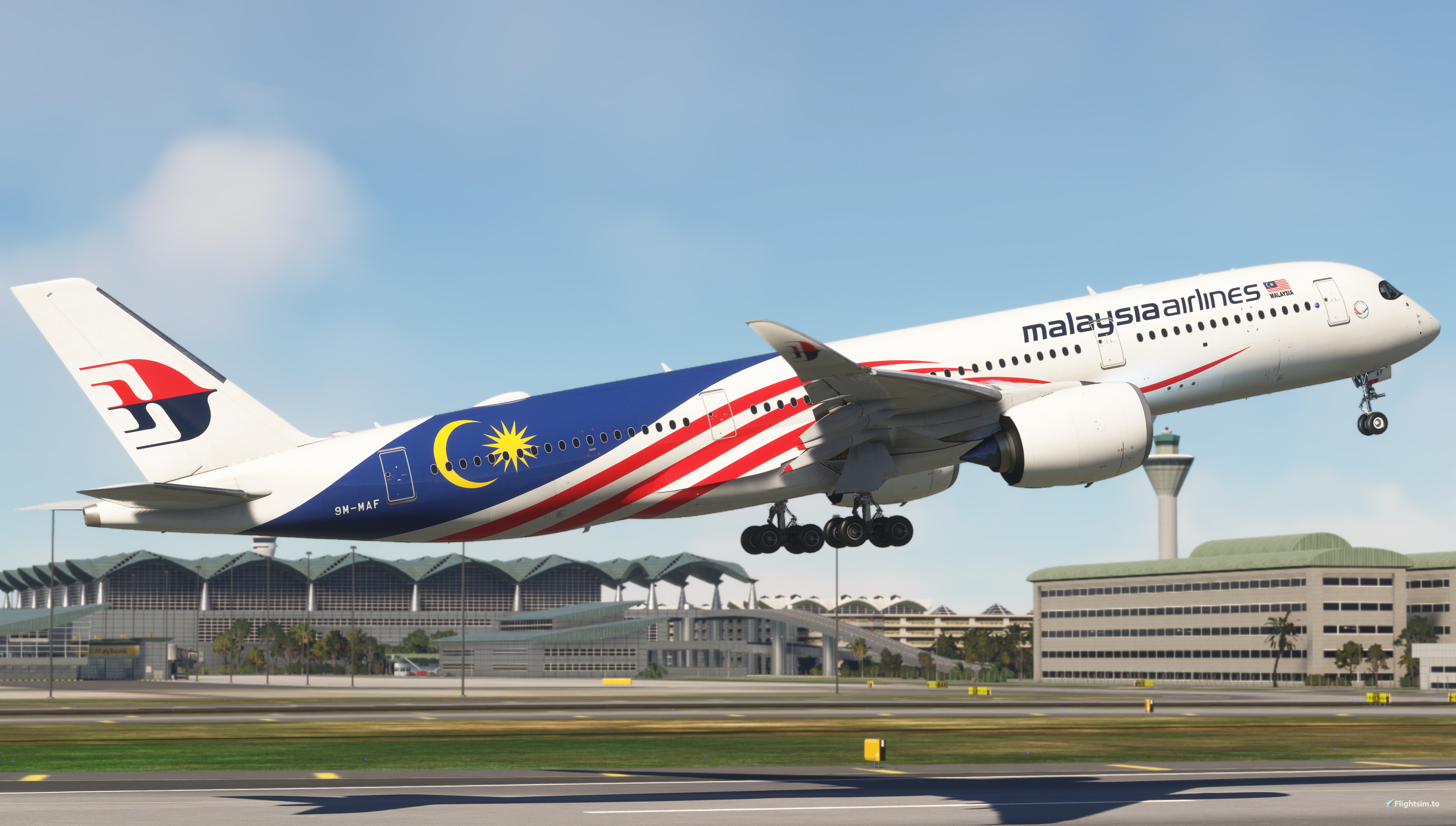Malaysia Airlines "Negaraku cs" Pack | iniBuilds A350 - Image 1