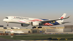 Malaysia Airlines "Negaraku cs" Pack | iniBuilds A350 thumbnail 2