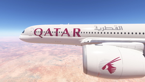 iniBuilds A350-900 w/ cabin Qatar Airways complete fleet (regular + oneworld) [8K][4K] thumbnail 1