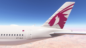 iniBuilds A350-900 w/ cabin Qatar Airways complete fleet (regular + oneworld) [8K][4K] thumbnail 2