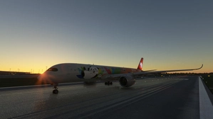 inibuilds A350-900 SiChuan Airlines 四川航空 B-306N 熊猫之旅彩绘 4K thumbnail 3