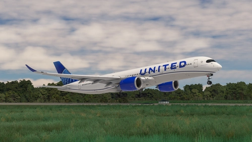 iniBuilds A350-900 United Airlines | N12021 | Fictional