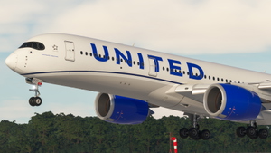 iniBuilds A350-900 United Airlines | N12021 | Fictional thumbnail 2