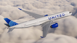 iniBuilds A350-900 United Airlines | N12021 | Fictional thumbnail 5