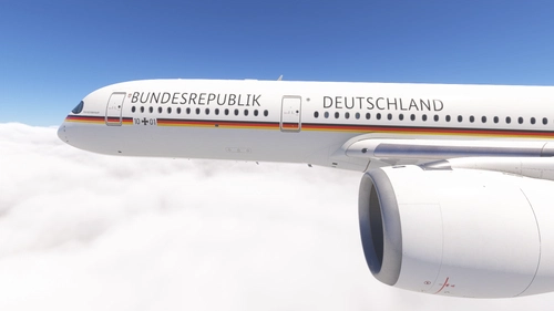 iniBuilds A350-900 w/ cabin German Luftwaffe complete Fleet[8K][4K]