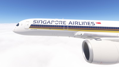 iniBuilds A350-900 w/ cabin Singapore Airlines complete fleet (regular + 10000th aircraft) [8K][4K]