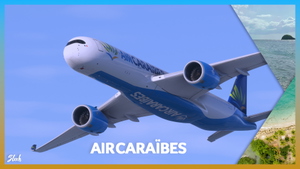 Inibuilds A350 | Air Caraïbes A359 FleetPack w/Cabin [8K]  thumbnail 5