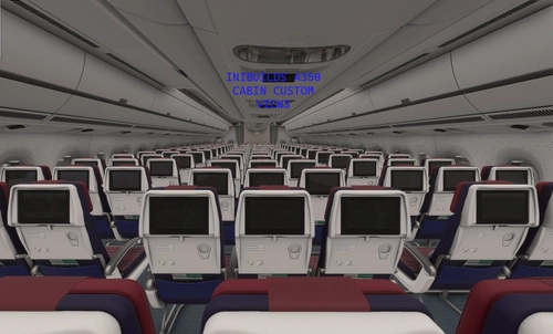 Inibuilds A350 Cabin Custom Views