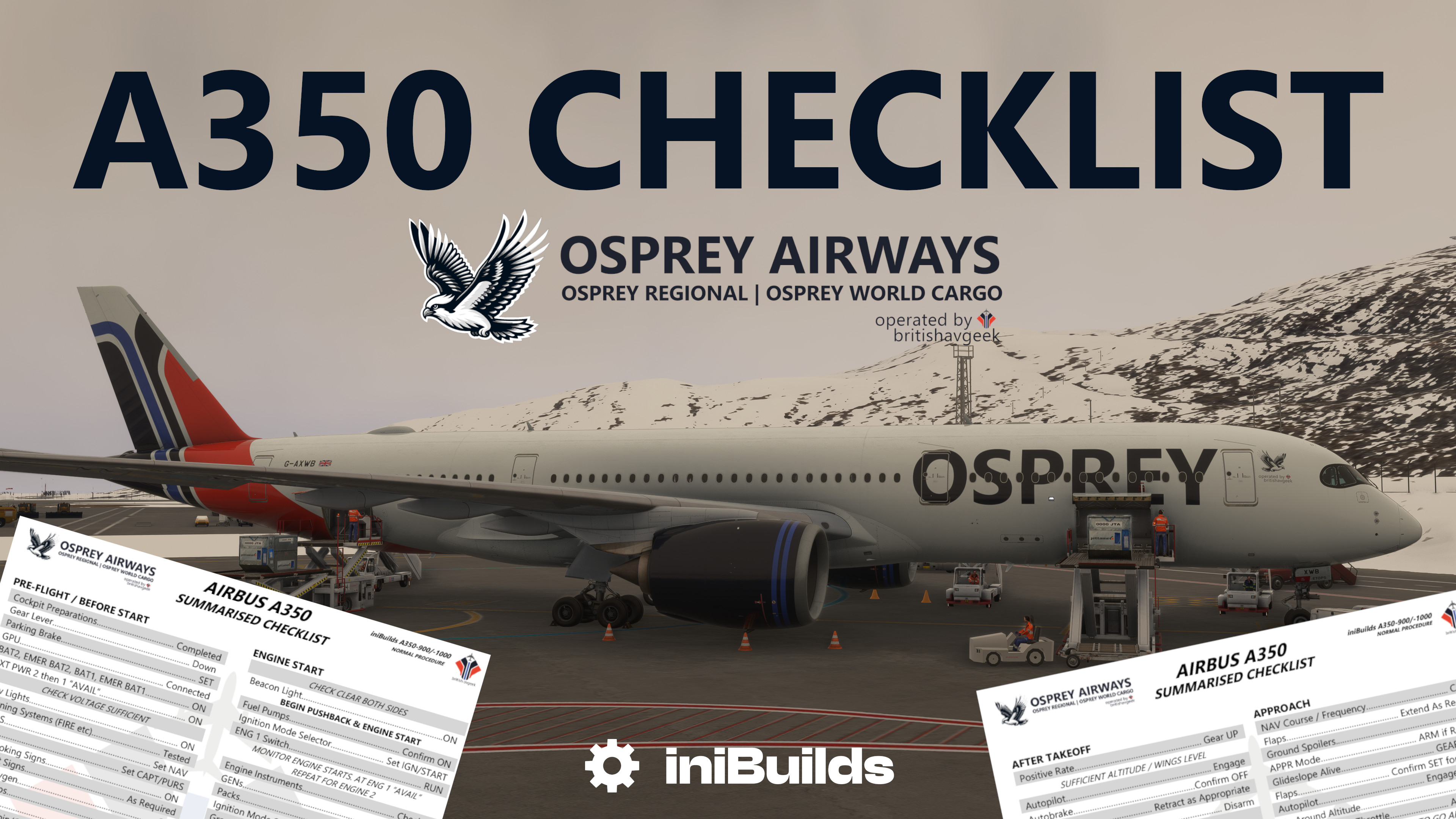 iniBuilds A350 Checklist - Osprey Airways - Image 2