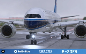 iniBuilds A350 China Southern 中国南方航空 B-30F9 thumbnail 5