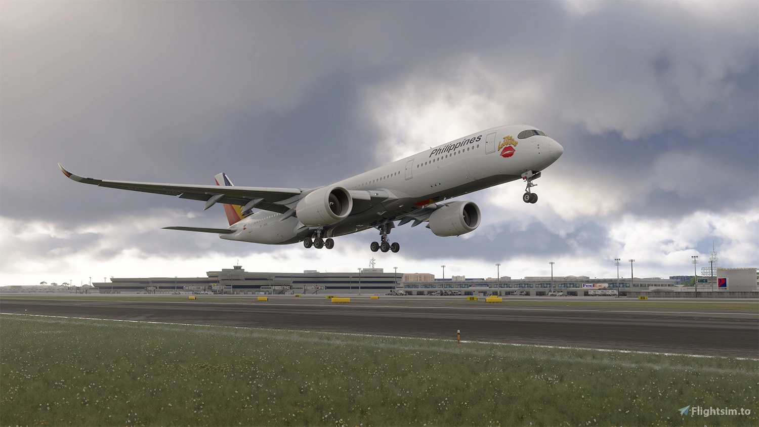 Inibuilds A350 Philippine Airlines "Love Bus" RP-C3508 - Image 1
