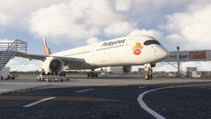 Inibuilds A350 Philippine Airlines "Love Bus" RP-C3508 thumbnail 4