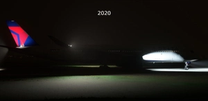iniBuilds A350 Realistic Beacon and Strobes (Fixed Orange Beacon) thumbnail 2